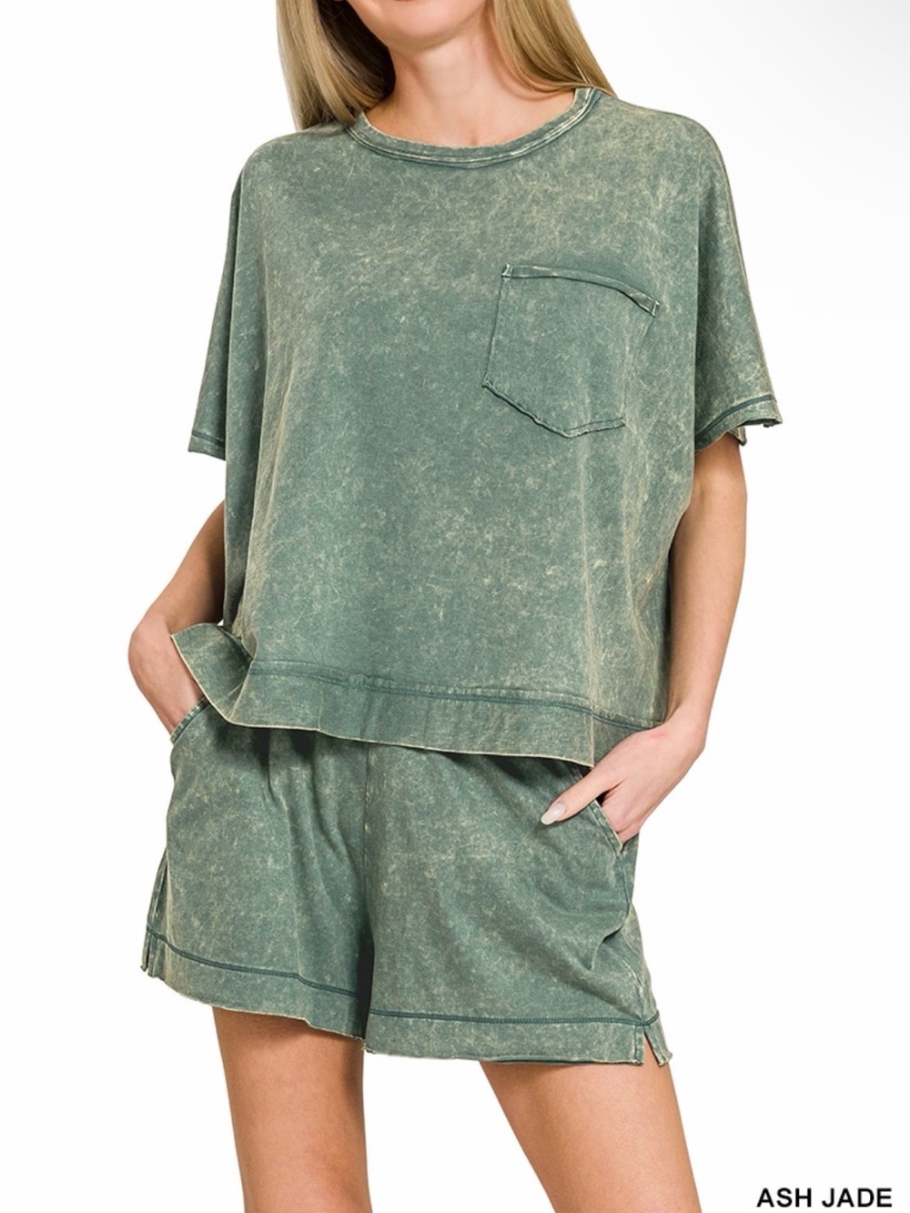 NWOT Zenana Ash Jade Mineral-Wash Set